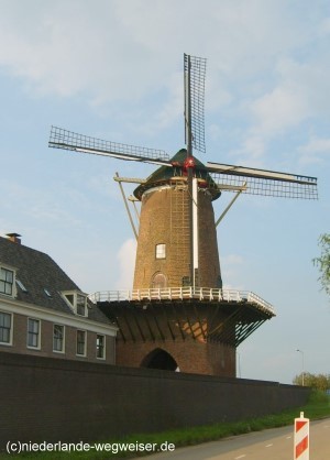 Foto: Wijk, Mühle Rijn en Lek